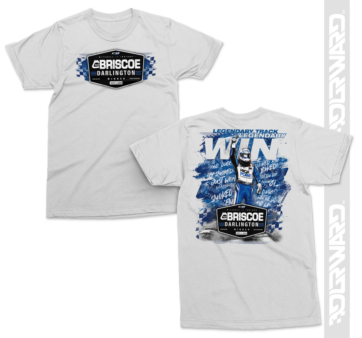"Legendary Track, Legendary Win" Darlington Win T-Shirt