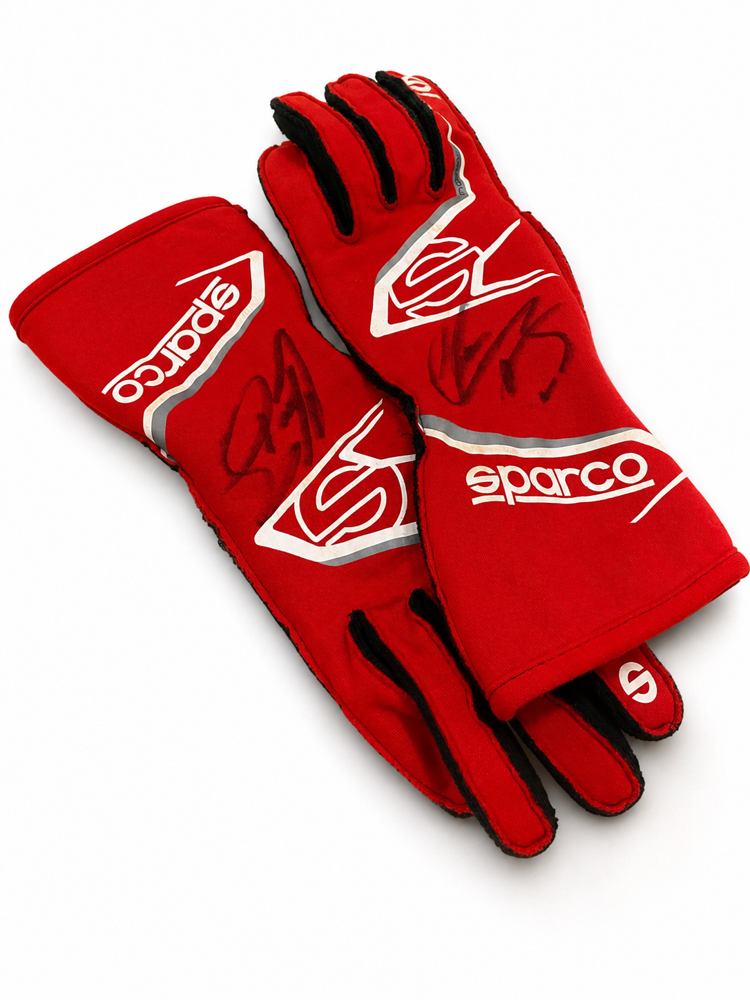 Autographed Race Worn Gloves (Only Pair)