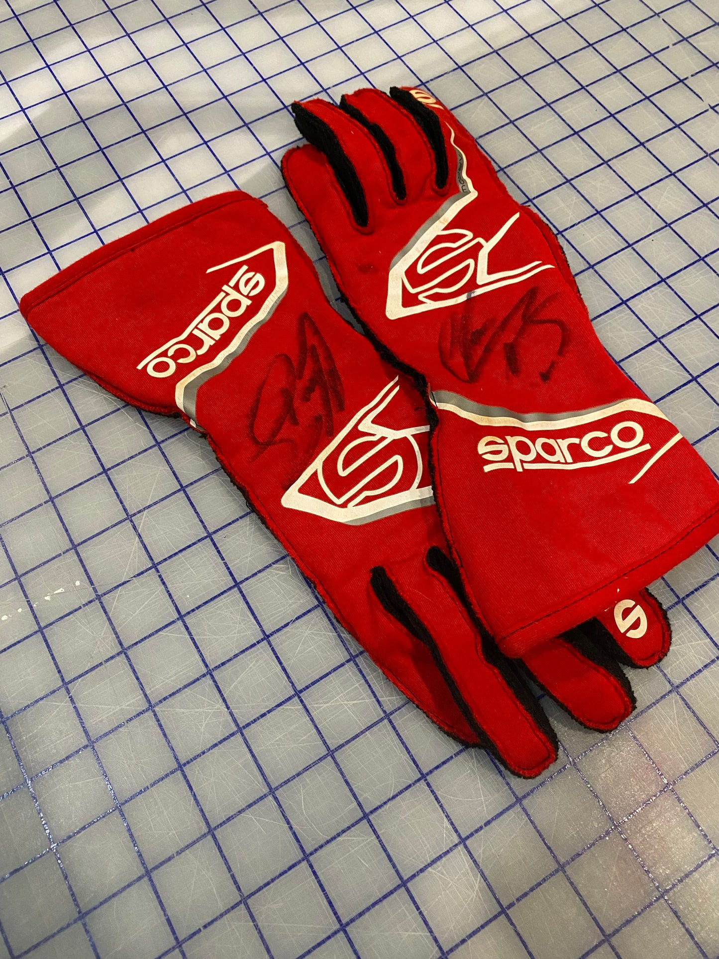 SALE - AUTOGRAPHED Race Worn Gloves (Limited Inventory)