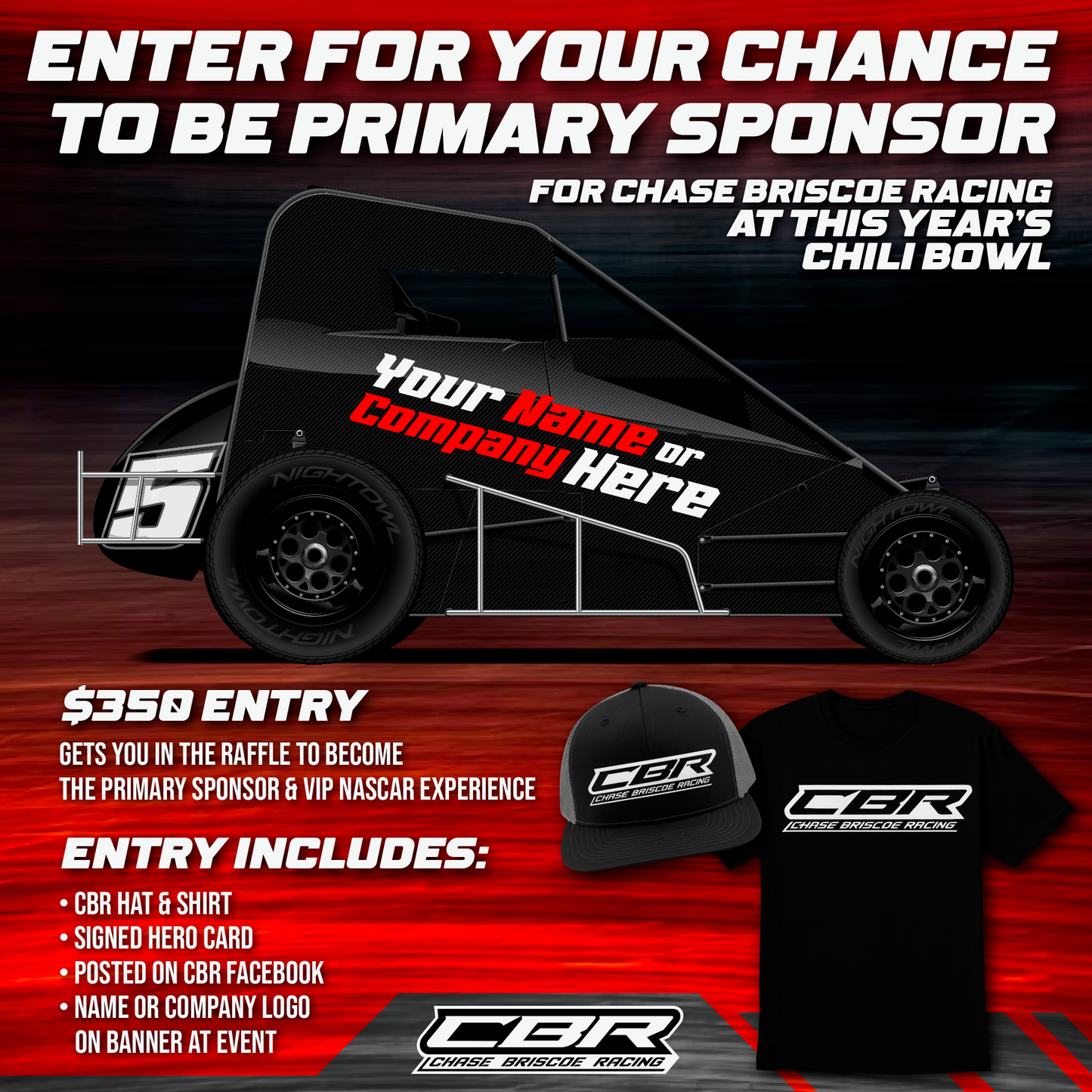 Chili Bowl Primary Sponsor Raffle!