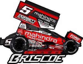 2024 #5 Mahindra Winged Sprint Car decal (Reflective)