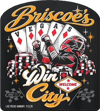 Chase Briscoe Vegas Win Decal