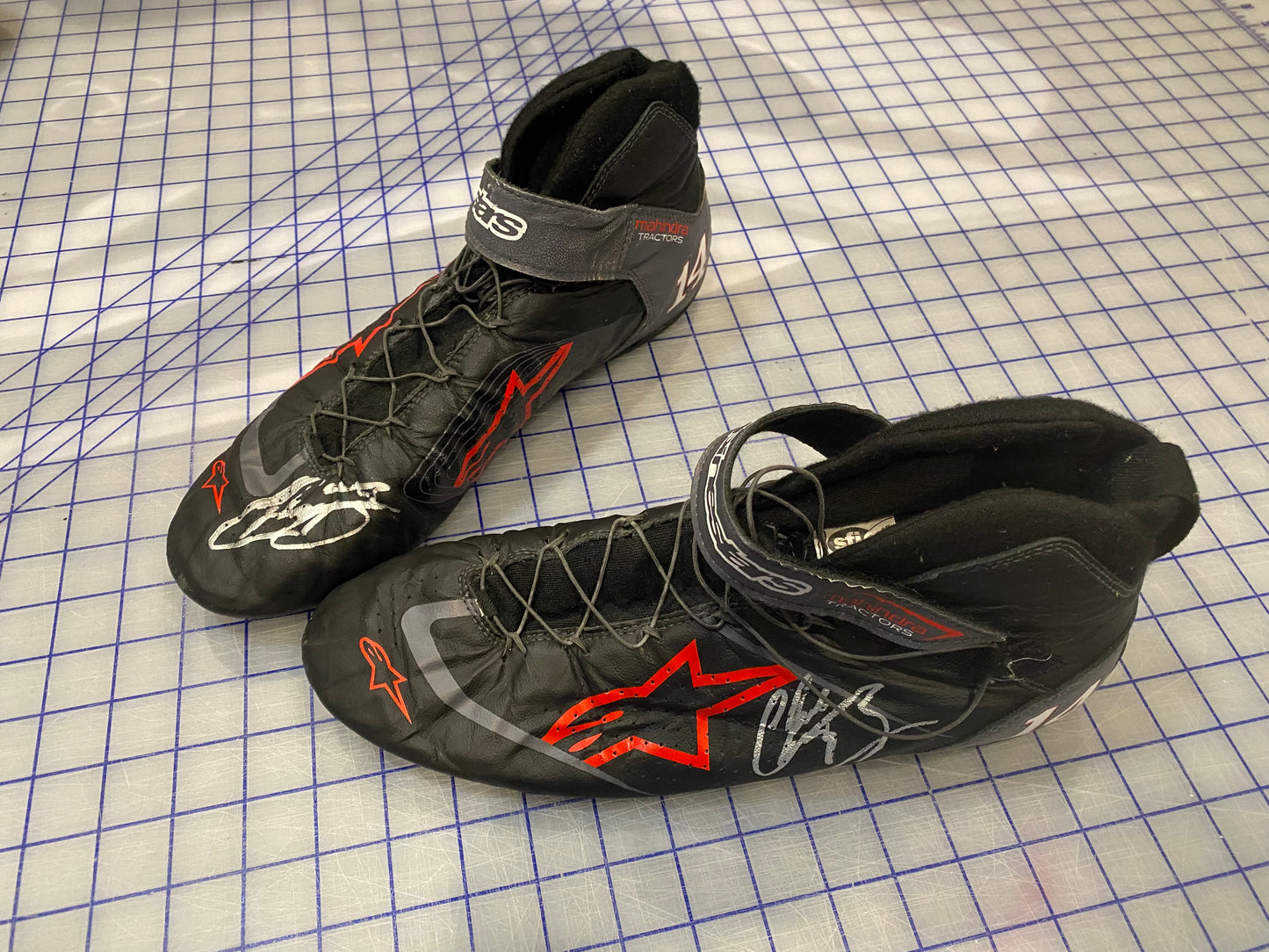 SALE - AUTOGRAPHED Race Worn Shoes (Limited Inventory)