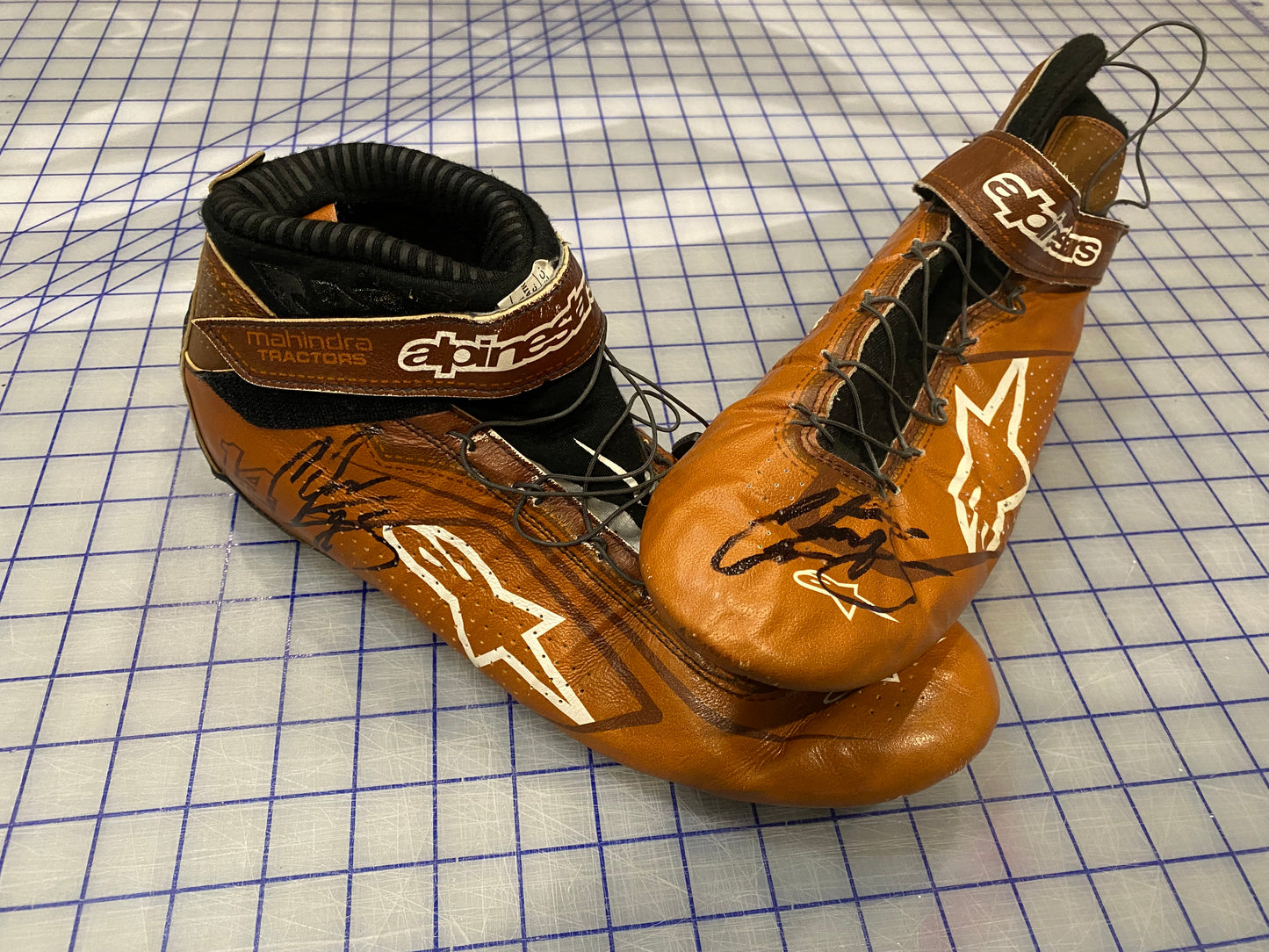 SALE - AUTOGRAPHED Race Worn Shoes (Limited Inventory)