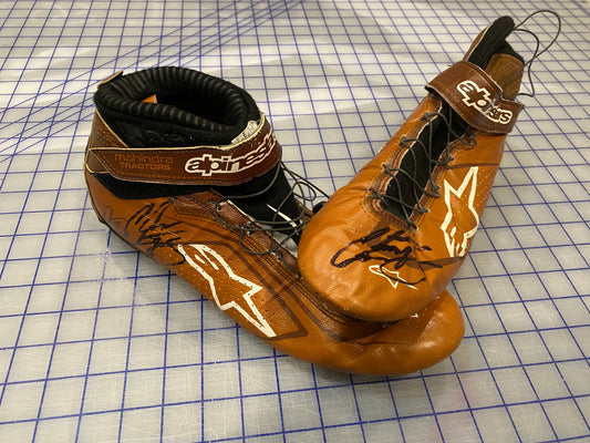 SALE - AUTOGRAPHED Race Worn Shoes (Limited Inventory)