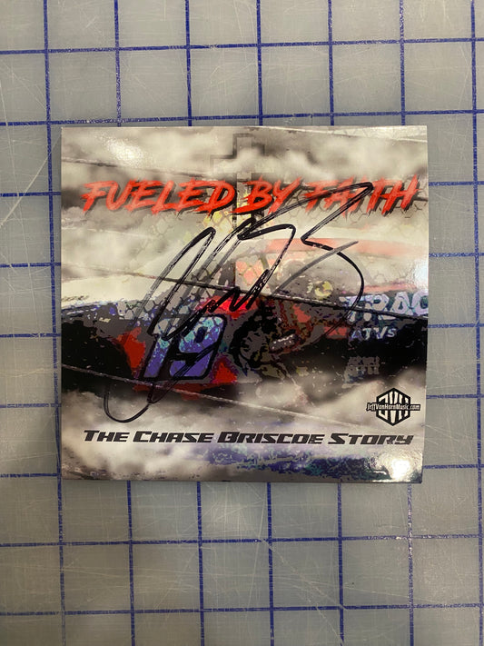Autographed Fueled by Faith CD, The Chase Briscoe Story