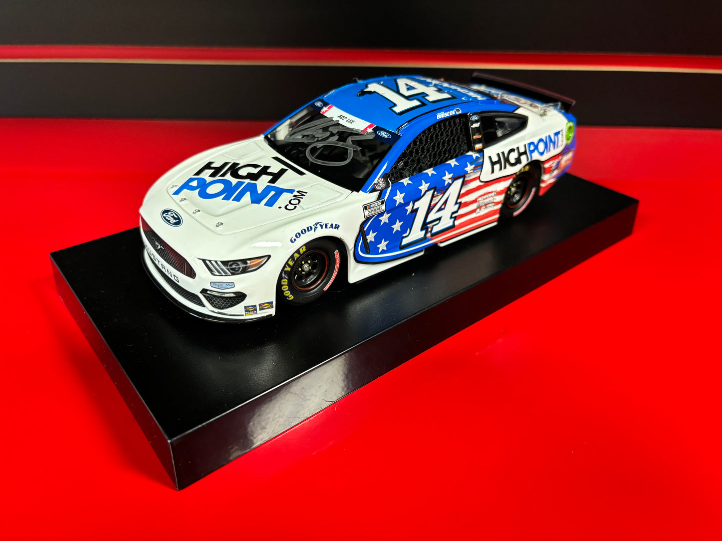 SALE - AUTOGRAPHED 2021 1/24th Scale No. 14 HighPoint.com Salutes (Standard)