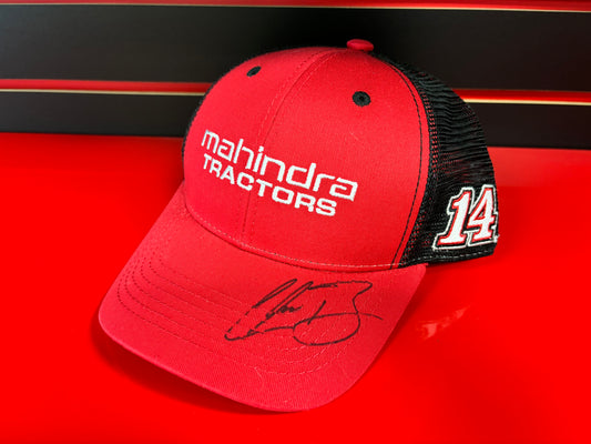 AUTOGRAPHED 2024 No. 14 Mahindra Tractors Team Hat (Limited Inventory)