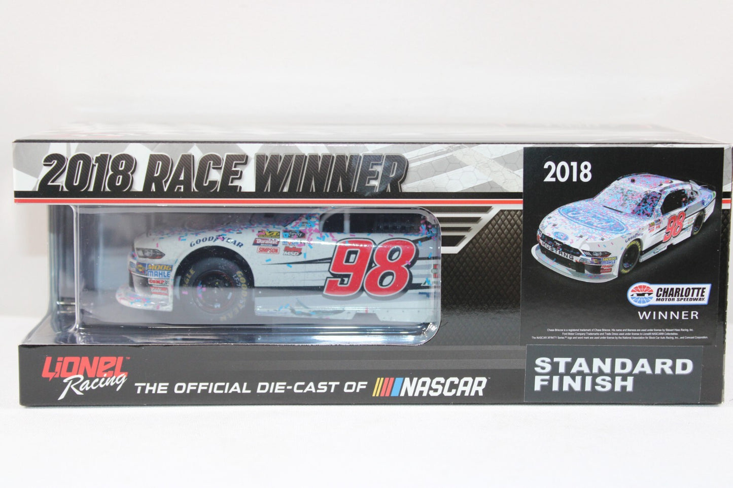2018 1/24th Scale No. 98 Ford Mustang Xfininty First Win Charlotte (Standard)