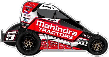 2022 #5 Mahindra Midget side shot decal